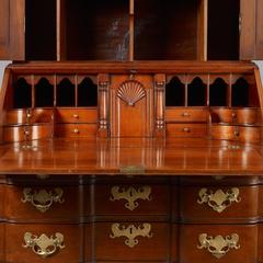 Chippendale Blocked Front Secretary