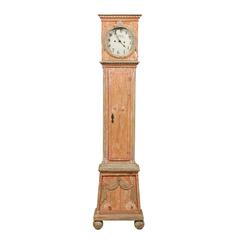 Horloge danoise du 19ème siècle en bois de Bornholm