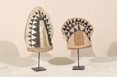 Pair of Ethnic Bark Fiber Hats