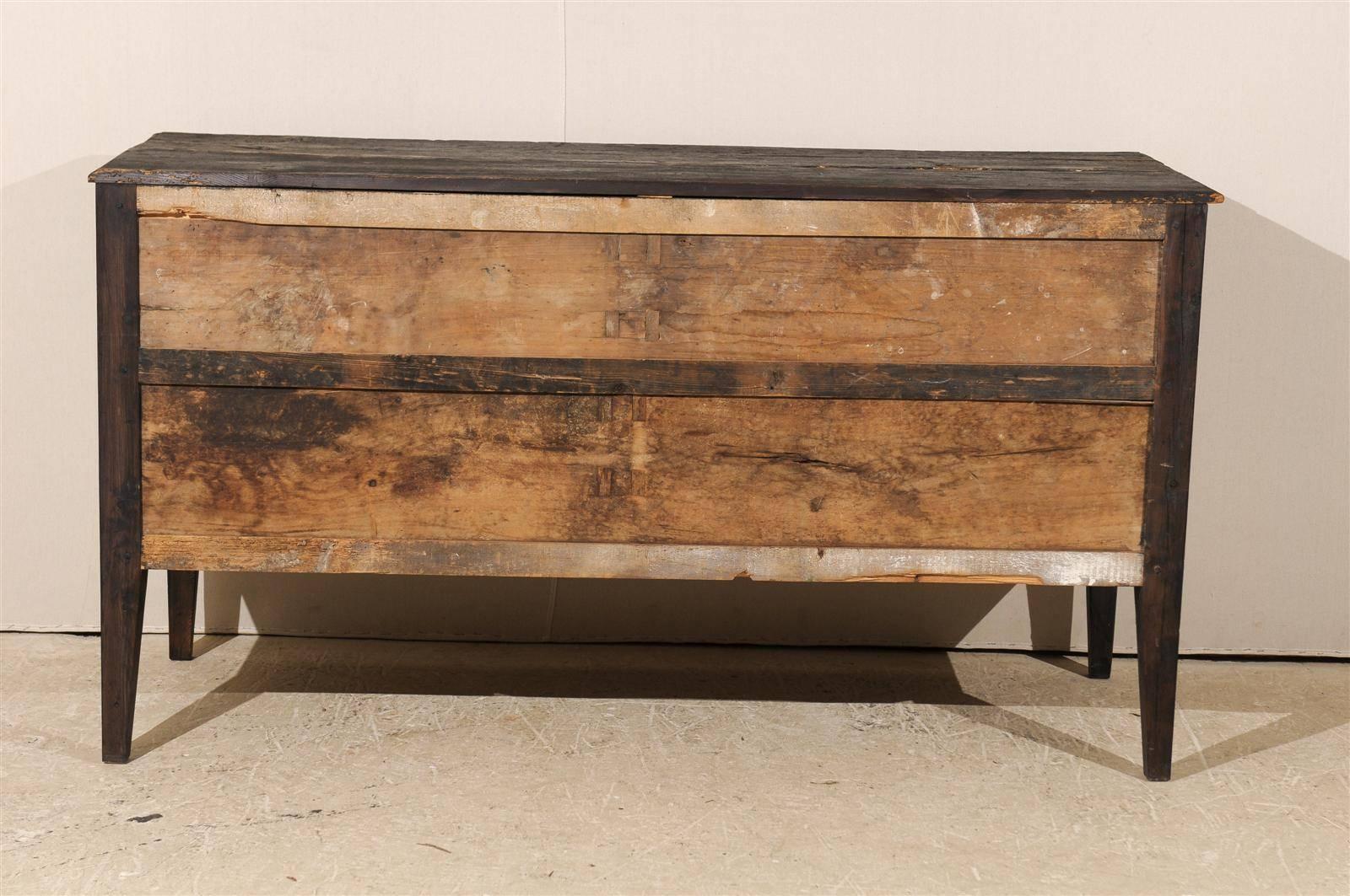 18th Century and Earlier Grand 18th Century Spanish Two-Drawer Console Table/Server