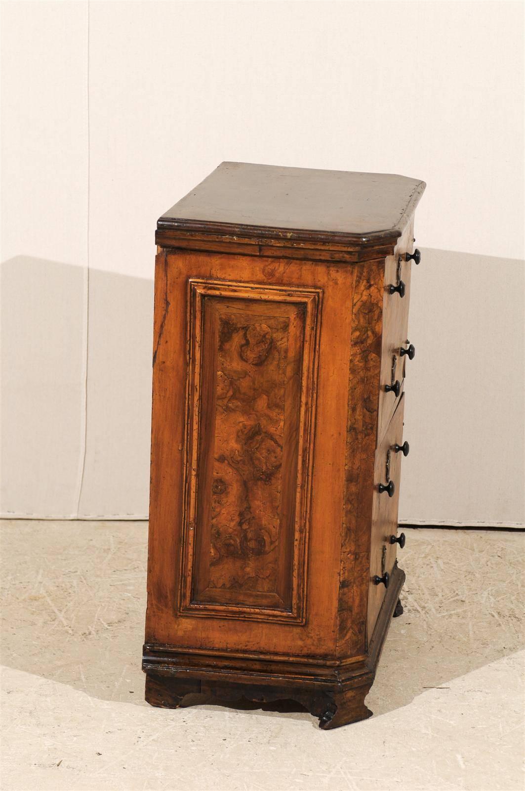 An Italian Early 19th Century Small Shelf Cabinet with Nice Wood Grain Visible 3