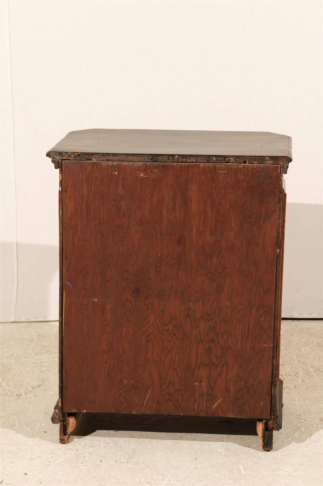 An Italian Early 19th Century Small Shelf Cabinet with Nice Wood Grain Visible 5