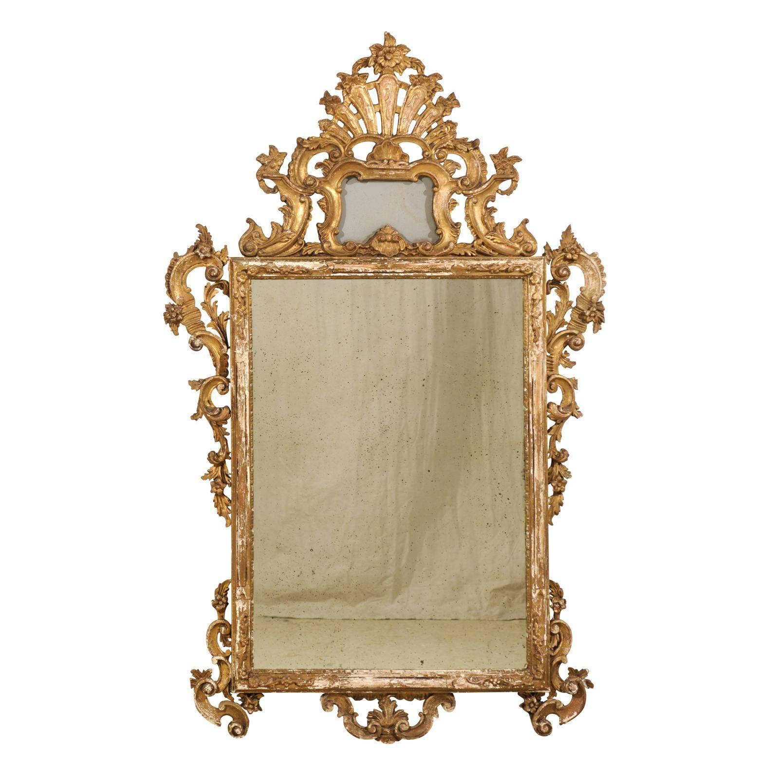 Italian 19th Century Rococo Style Mirror