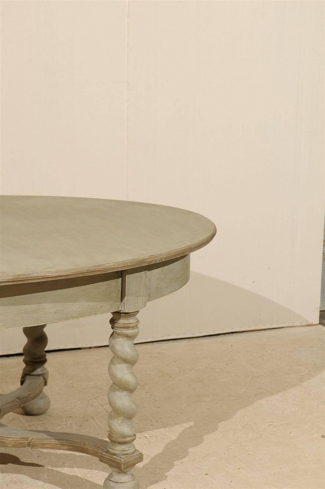 Swedish Baroque Style Oval Table from the Mid-20th Century For Sale 2