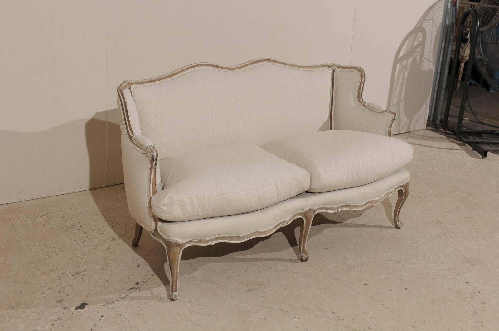 white french sofa