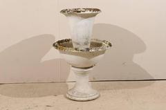 Fioriera in pietra a due piani dalla Svizzera Attribuita al designer svizzero Willy Guhl