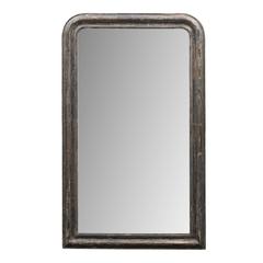 French 19th Century Louis-Philippe Silver Gilt Mirror 5