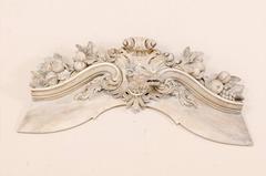 Italian 19th Century Carved and Painted Wall Plaque Ornate with Boar's Head