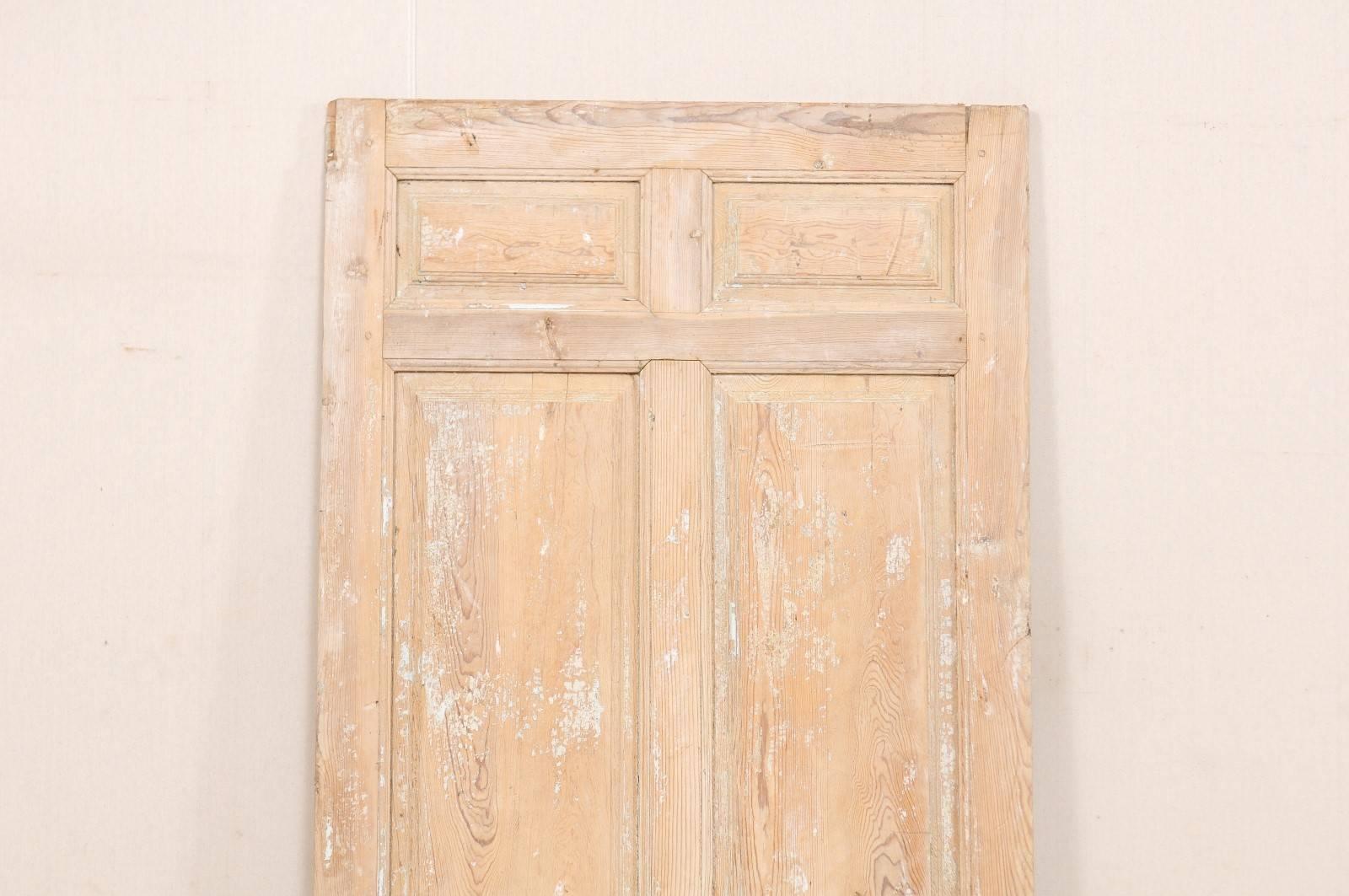 natural wood door