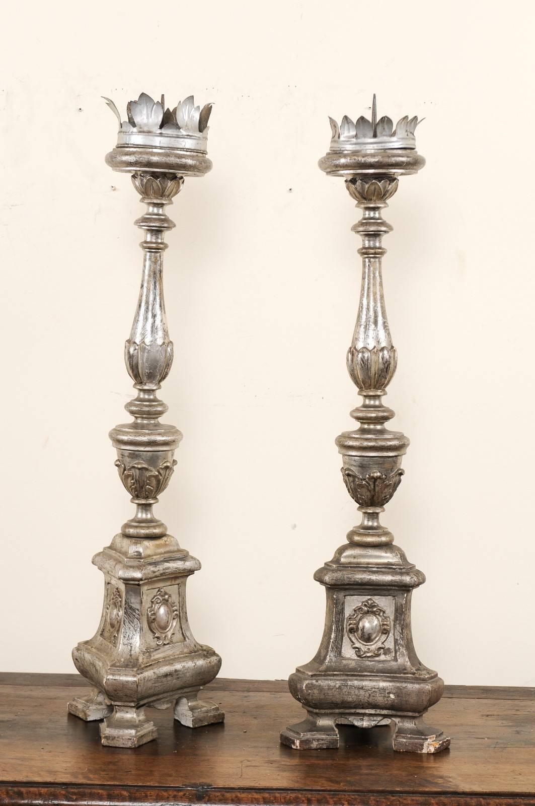 tall church candle holders