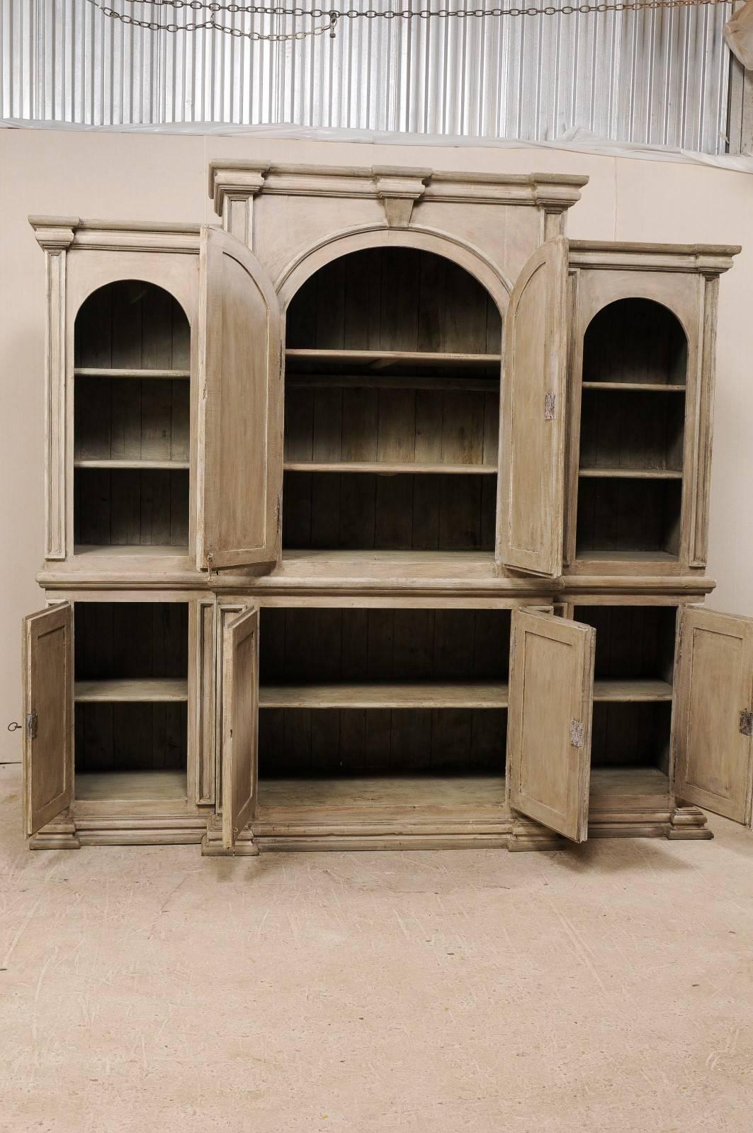 arch wood cabinet