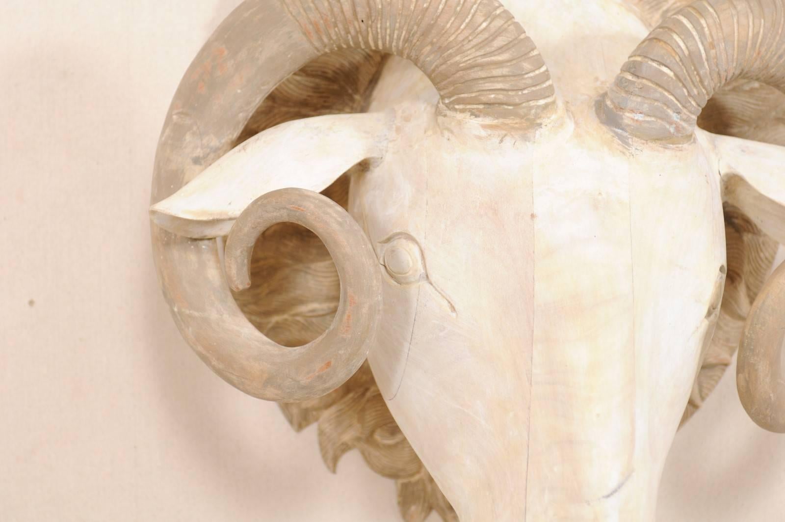 rams head sculpture