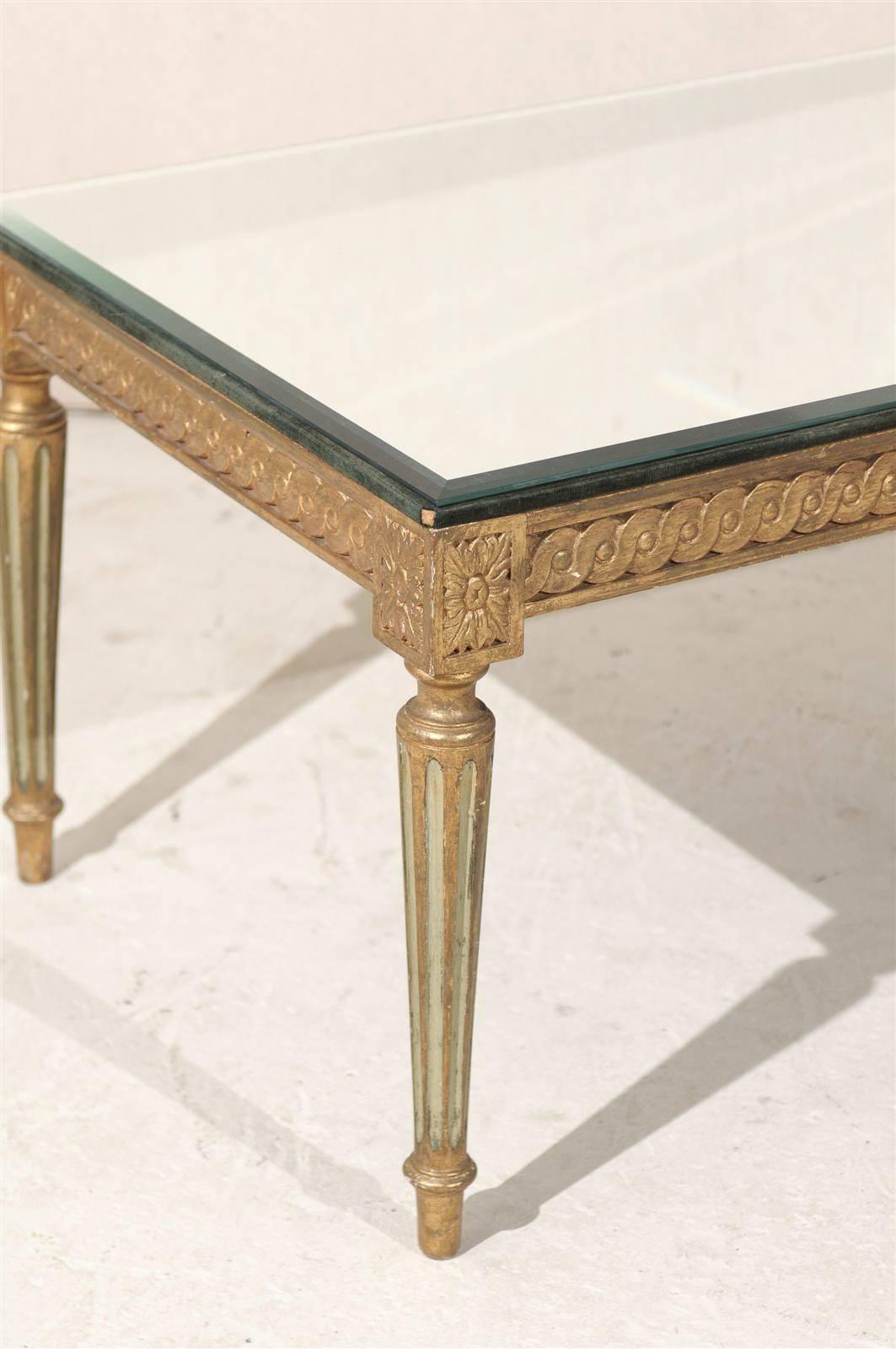gilded coffee table
