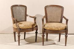Pair of Italian 18th Century Wooden Armchairs