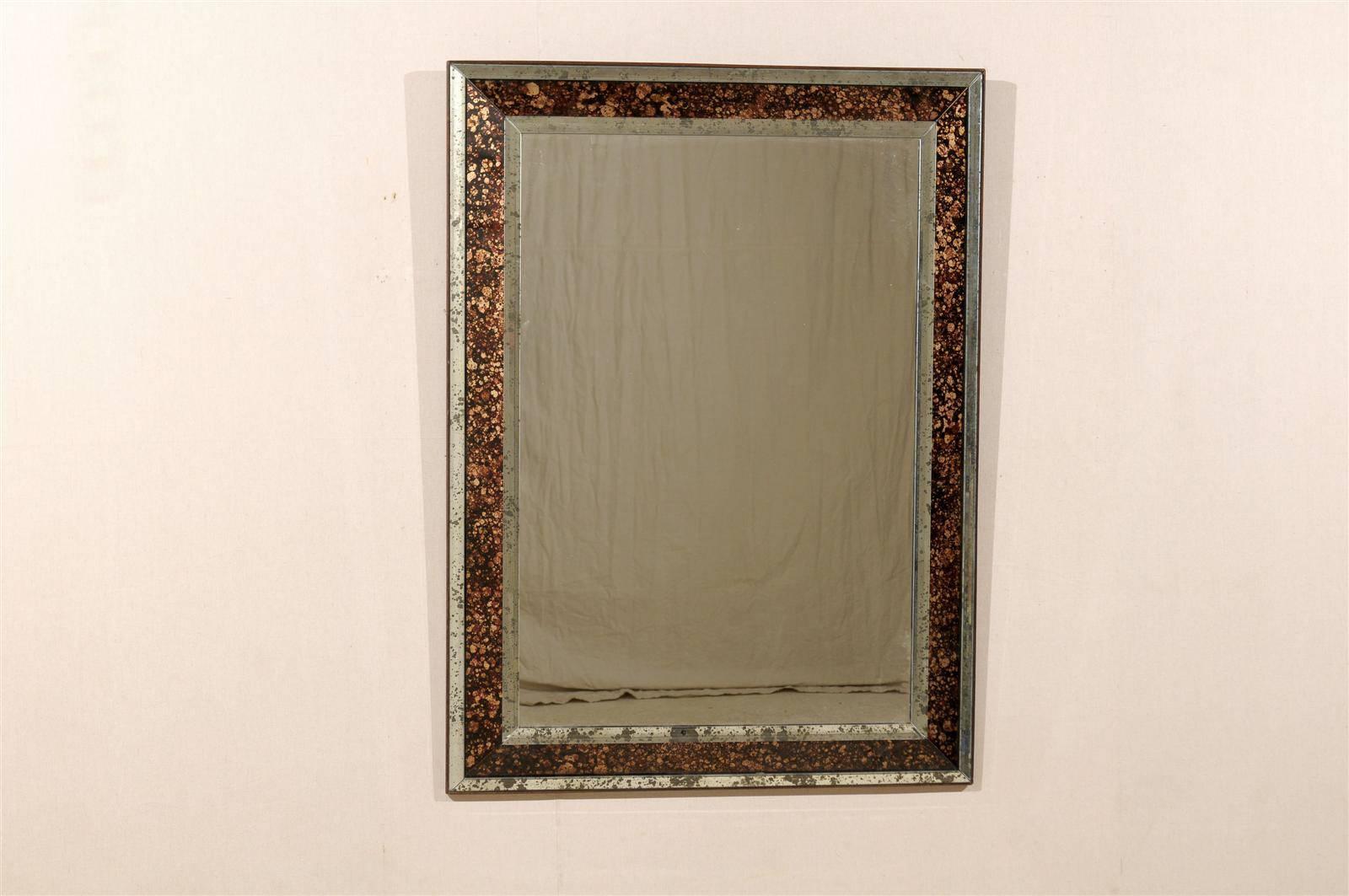vintage rectangular mirror