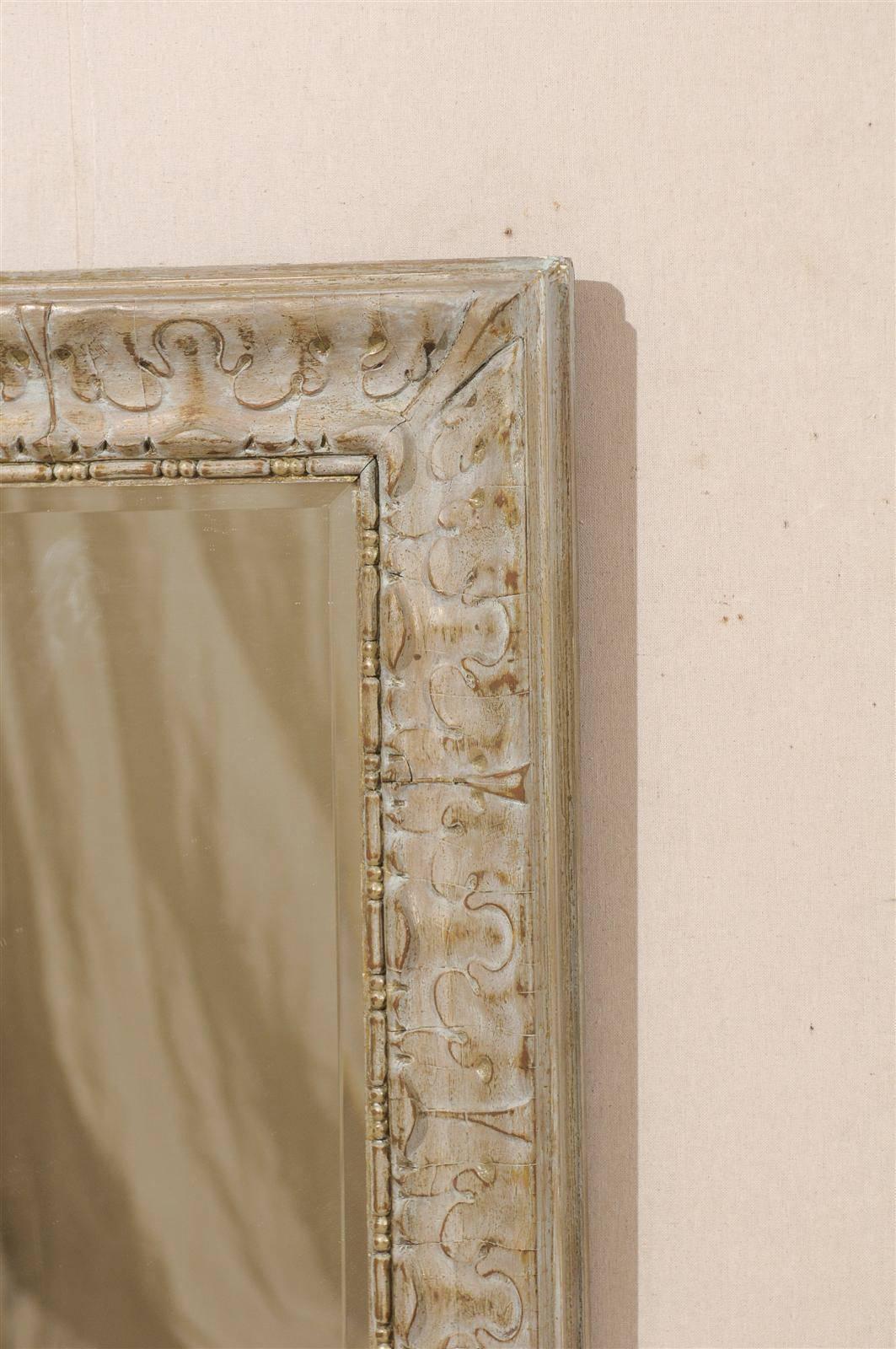 Pair of American Rectangular Mirrors with Venetian Style Frames 2