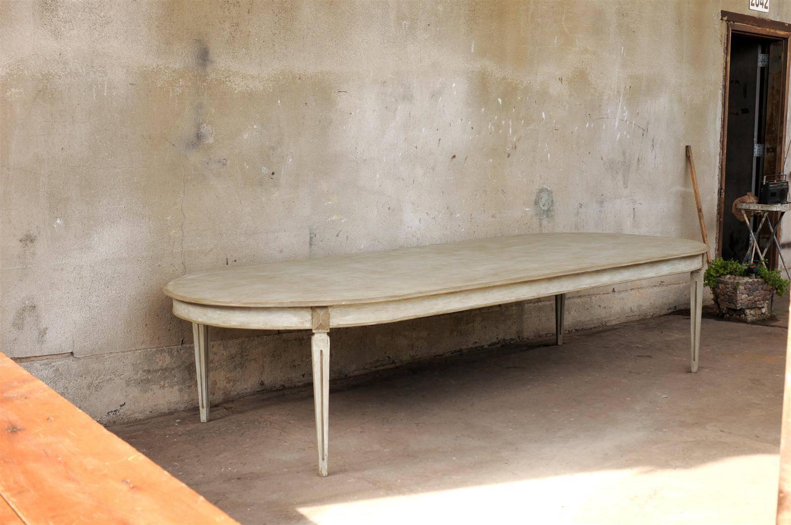 long oval table