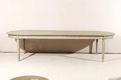 Swedish Oval Shaped Gustavian Style Dining Table