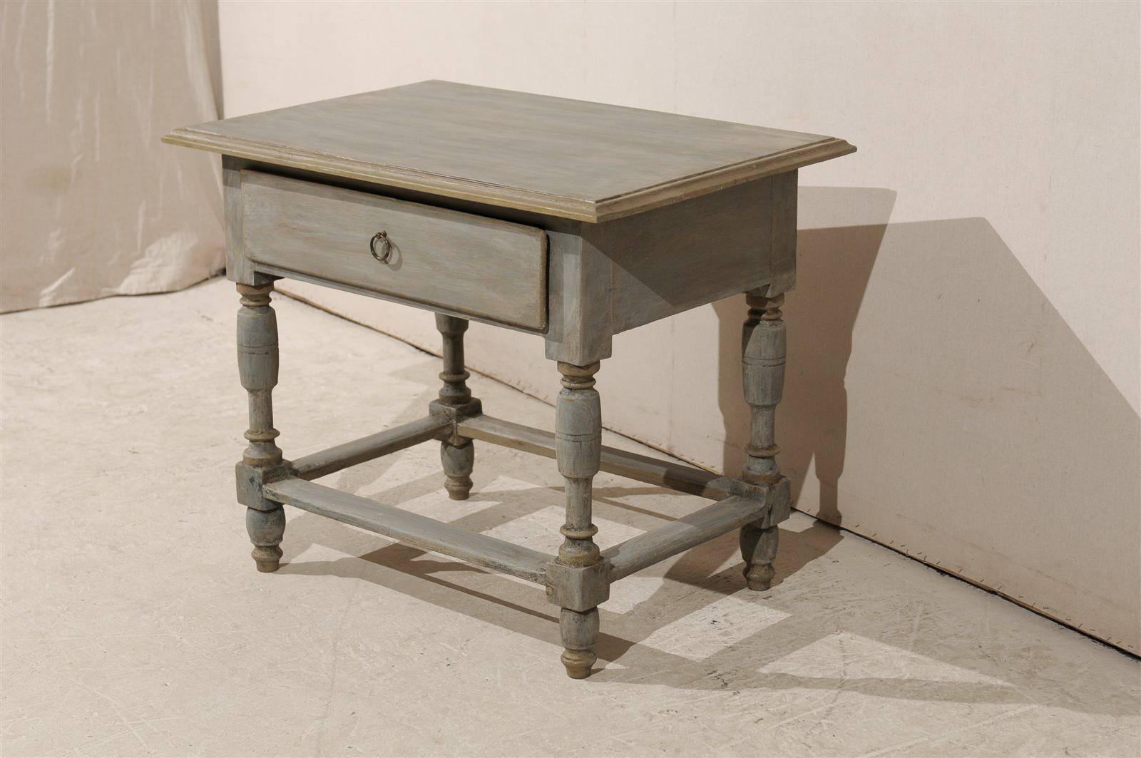 Swedish Early 19th Century Painted Wood Side Table 2