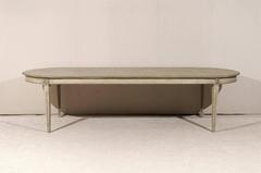 Swedish Gustavian Style Painted Wood Oval Dining Table