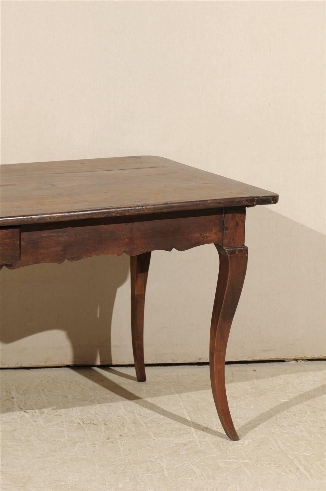 French 19th Century Fruitwood Table/Desk In Good Condition In Atlanta, GA