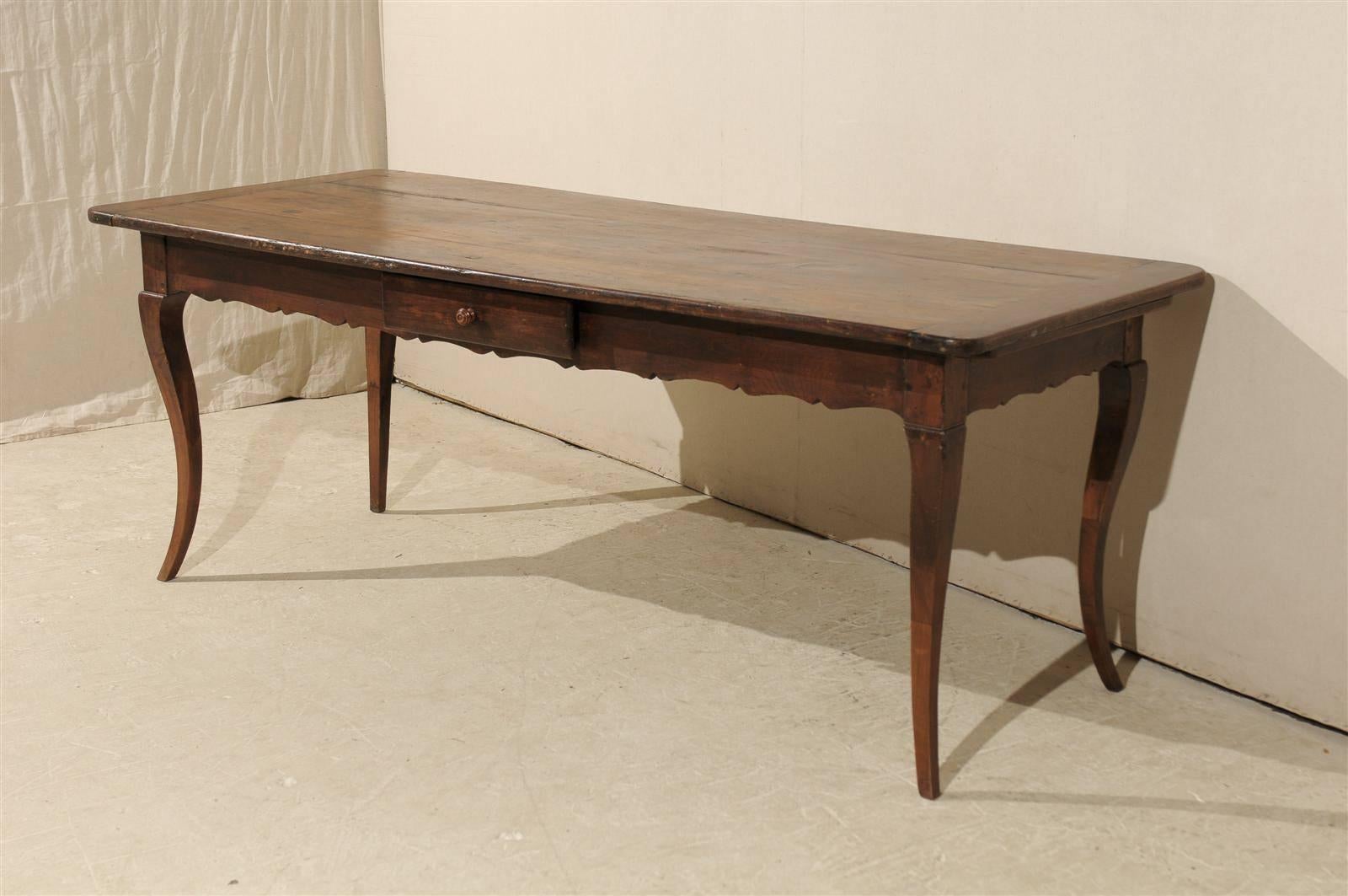 French 19th Century Fruitwood Table/Desk 2