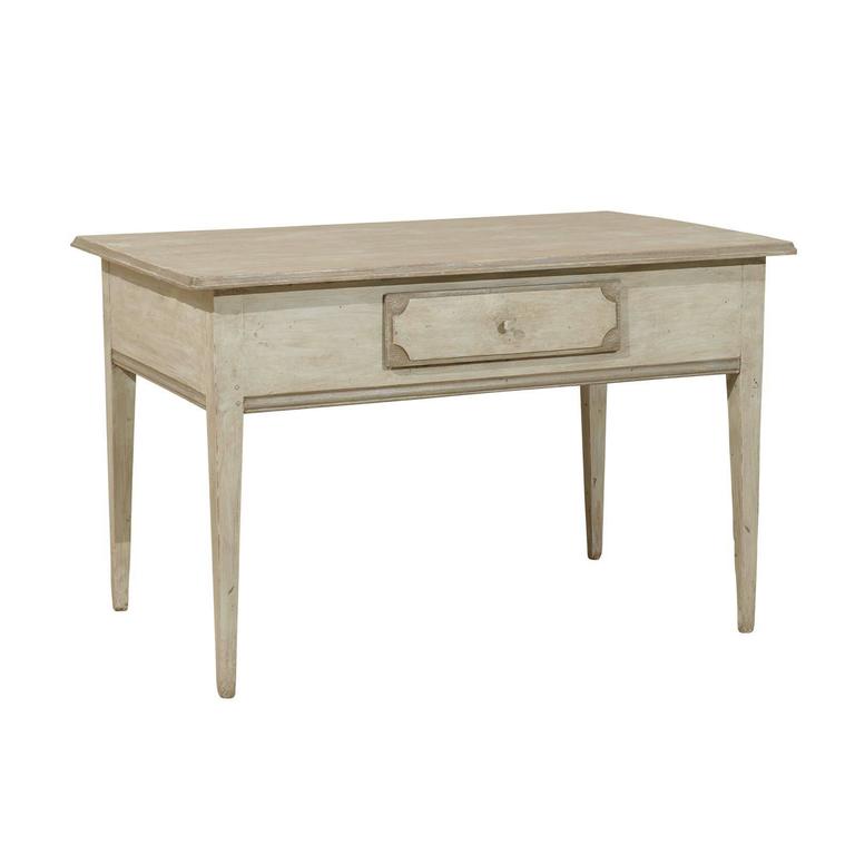 19th Century Swedish Painted Wood Side Table For Sale at 1stdibs