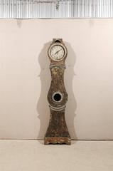 Swedish 19th Century Wooden Tall Case Clock