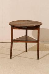 English Vintage Three-Legged Cricket Table