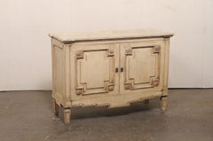 French Antique Painted Wood Buffet Console, Early 20th Century