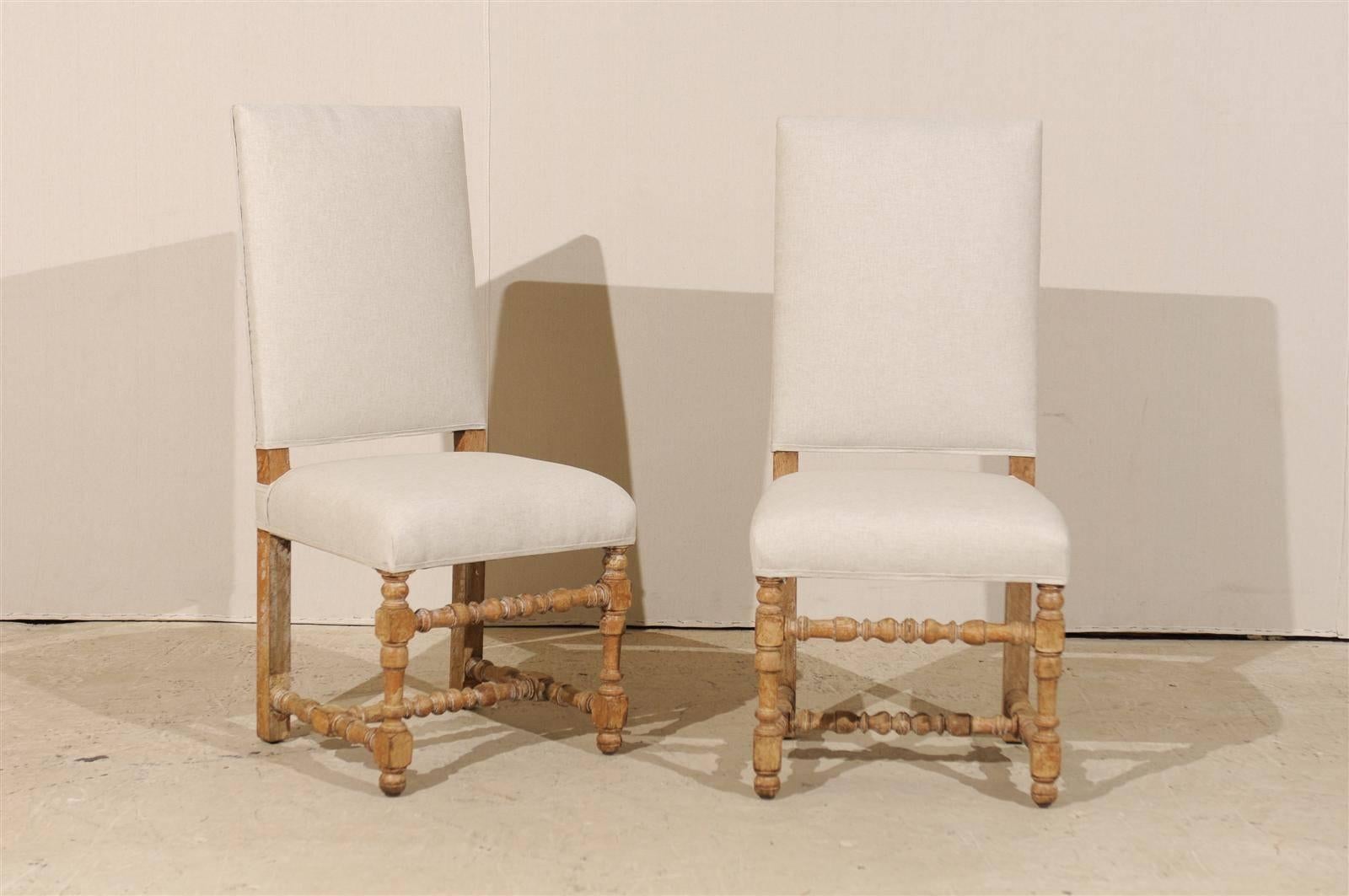 Set of Six Italian Baroque Style Chairs from the Late 19th Century 1