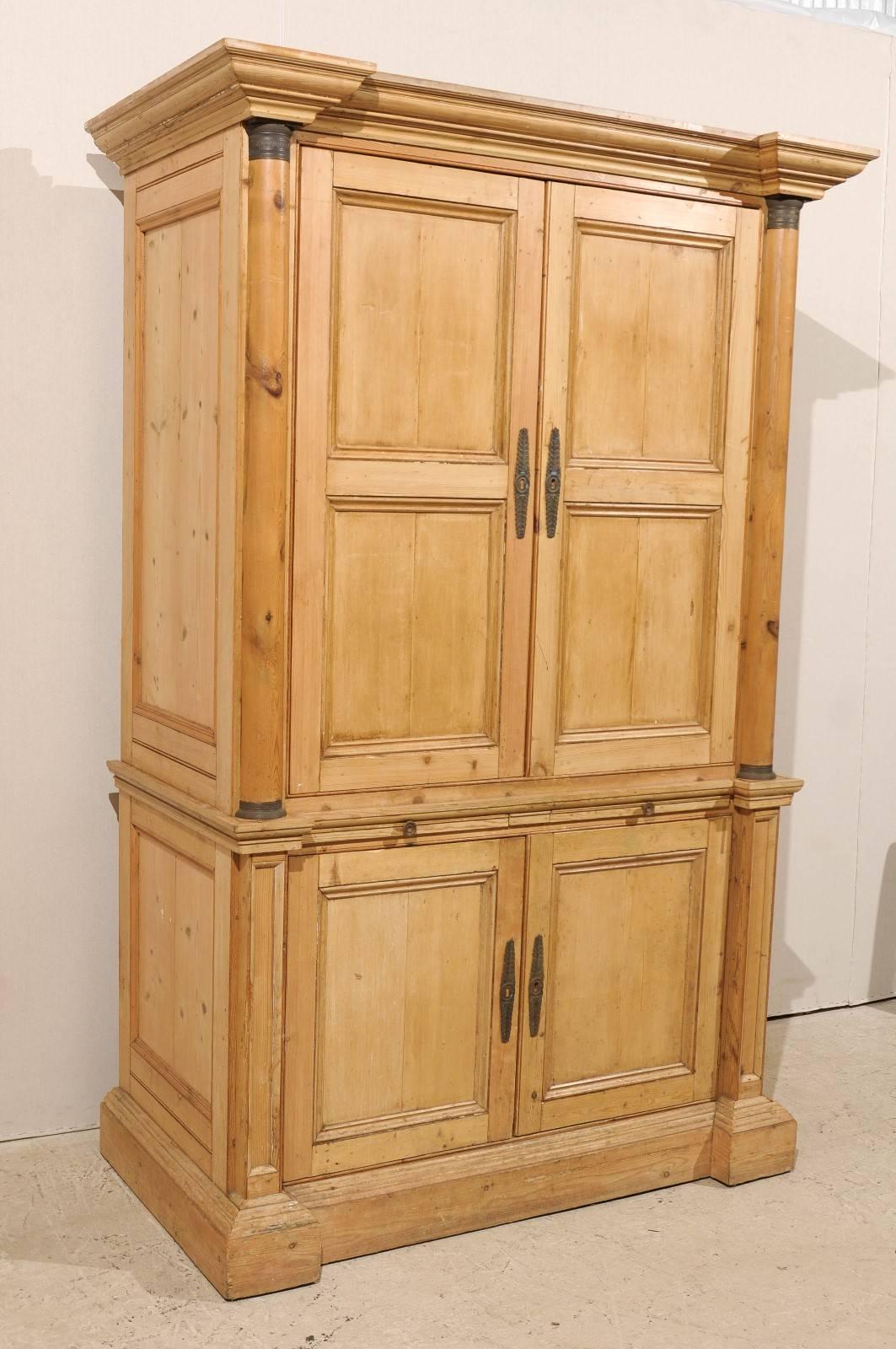 vintage cabinet with doors