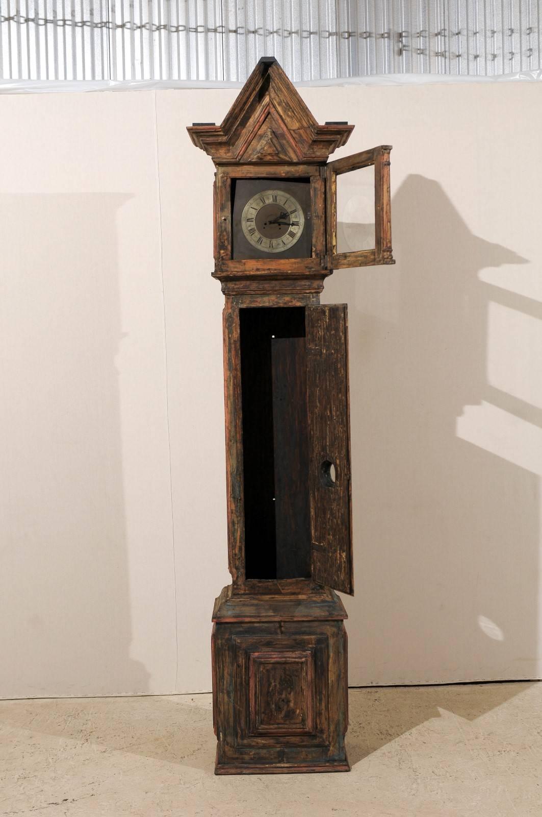 knotted grandfather clock