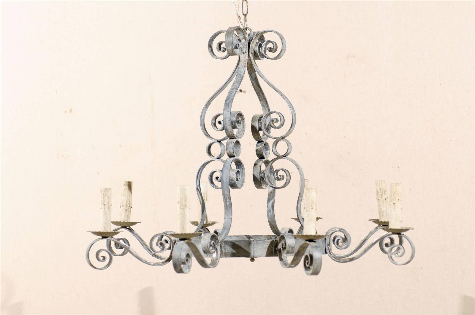 french scroll chandelier