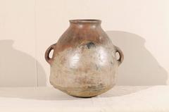 Mid-19th Century Spanish Colonial Jar with Two Handles, Made of Clay
