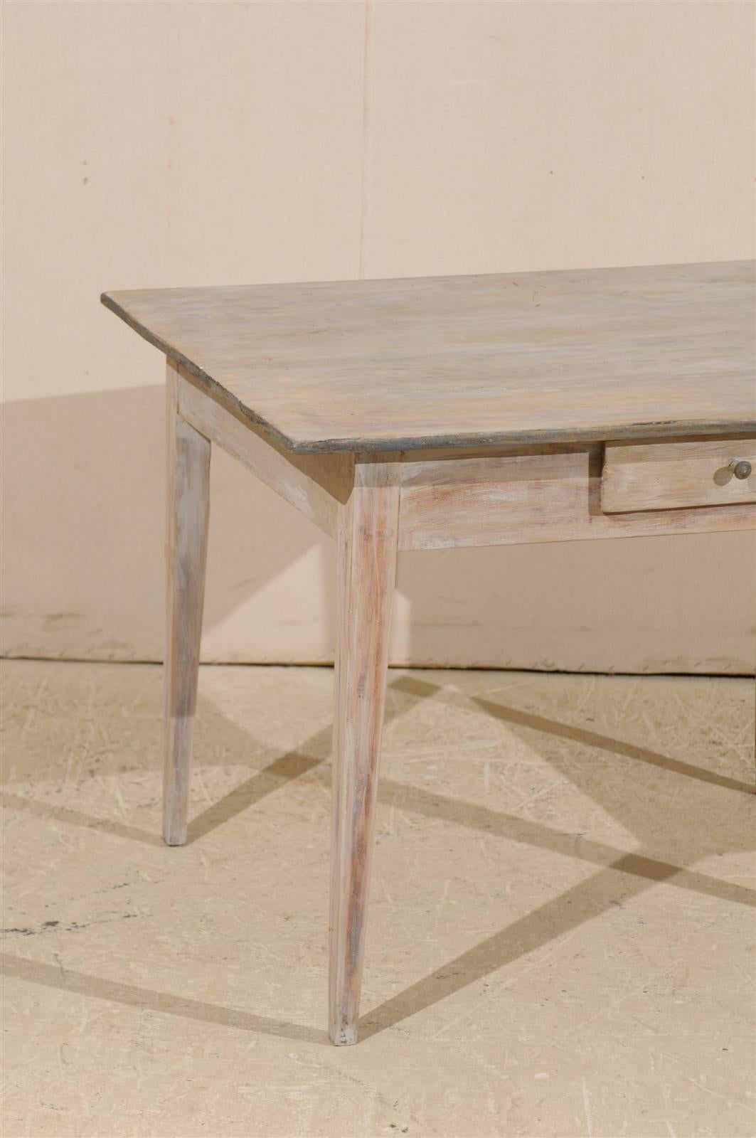 Gustavian Swedish Single Drawer Side Table from the Early 19th Century