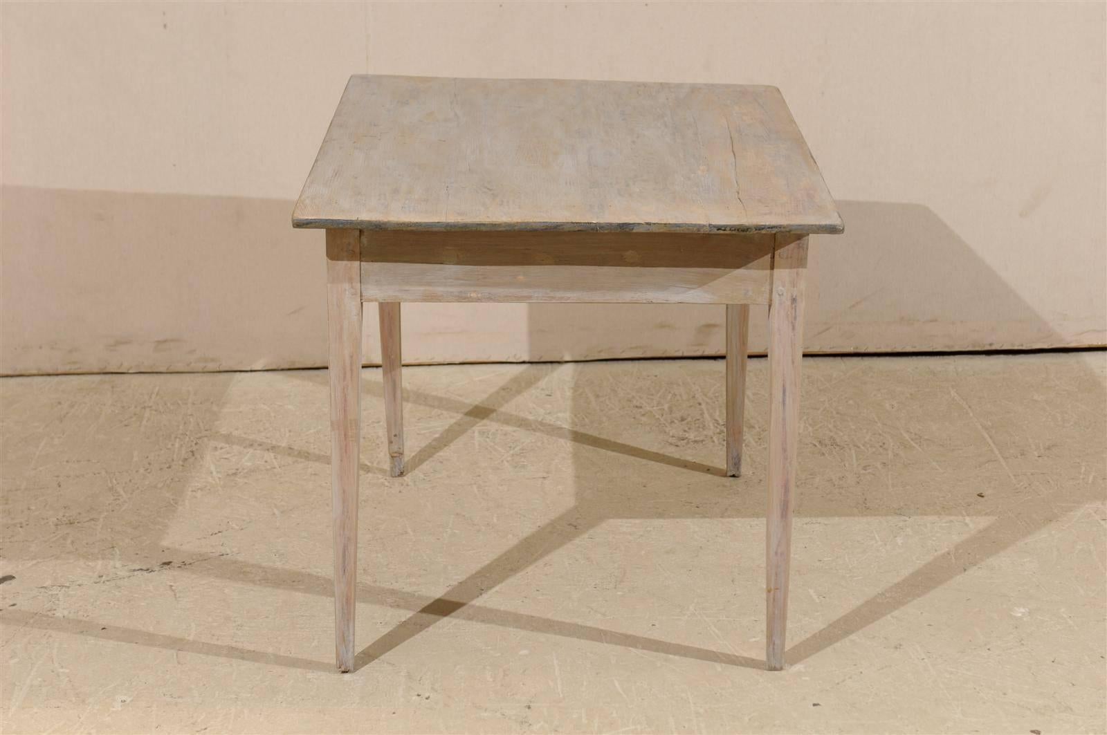 Swedish Single Drawer Side Table from the Early 19th Century 2