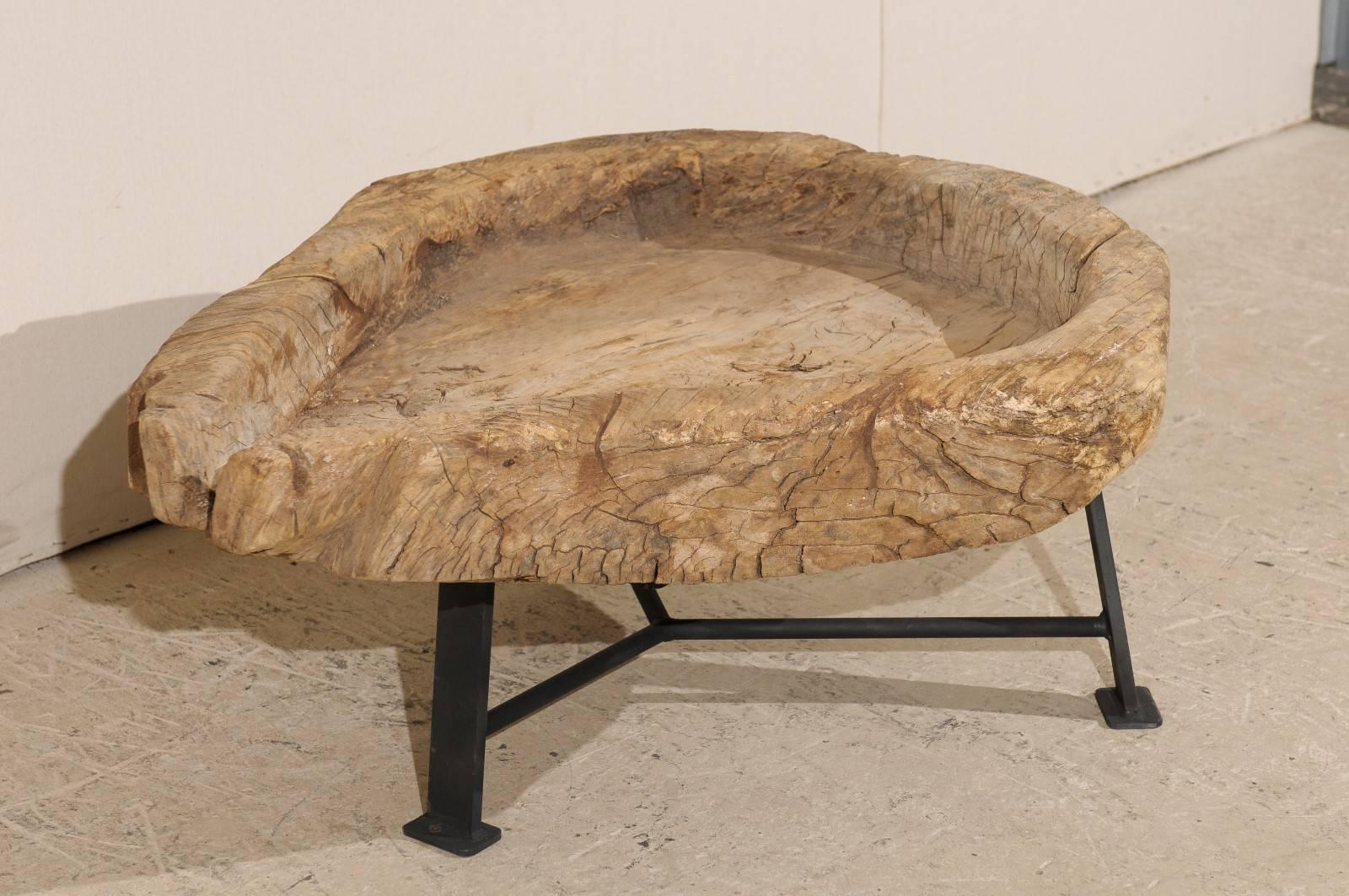 Guatemalan Rustic Natural Interestingly Shaped Coffee Table, Late 19th Century 2