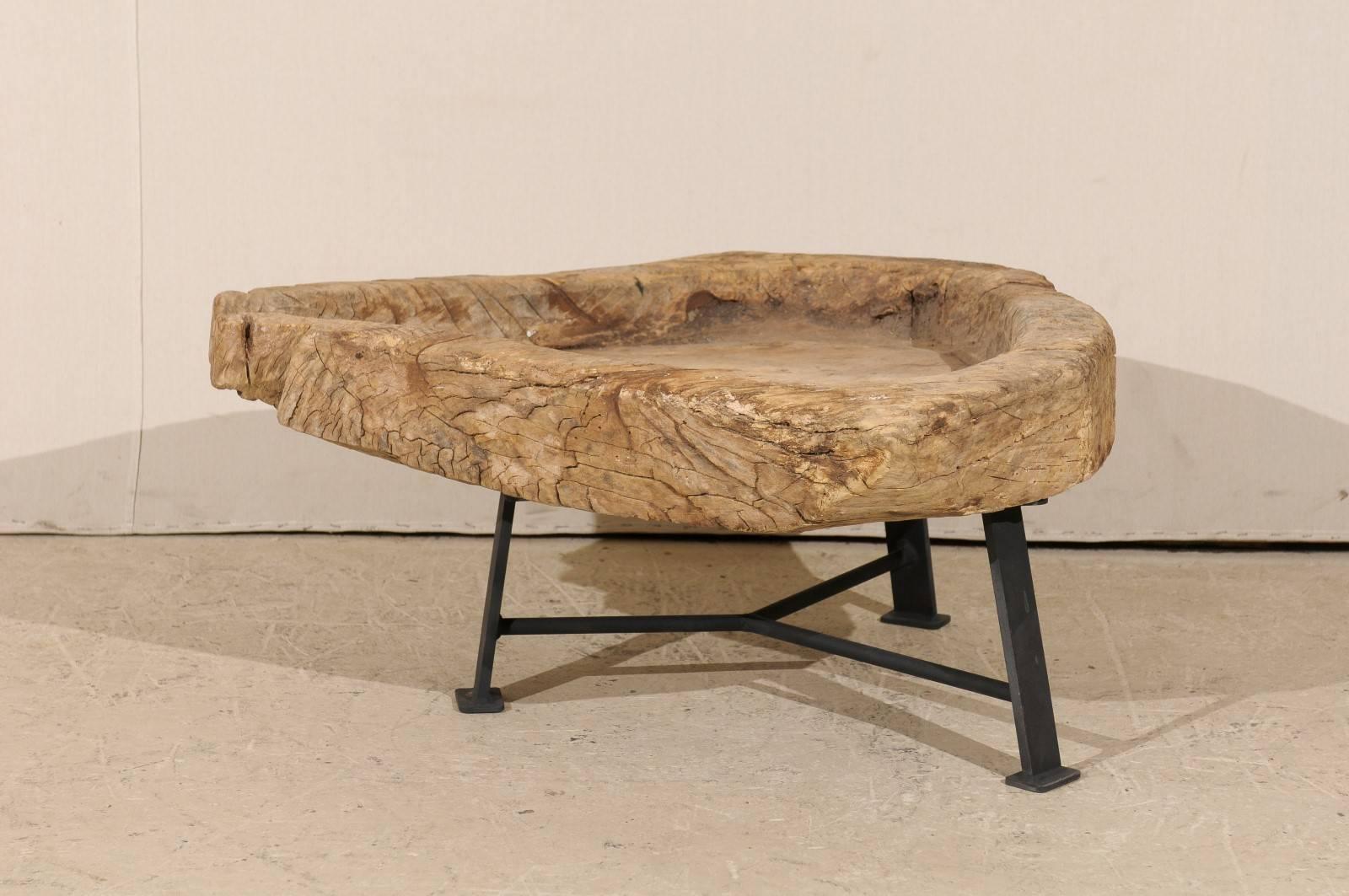 Guatemalan Rustic Natural Interestingly Shaped Coffee Table, Late 19th Century 3