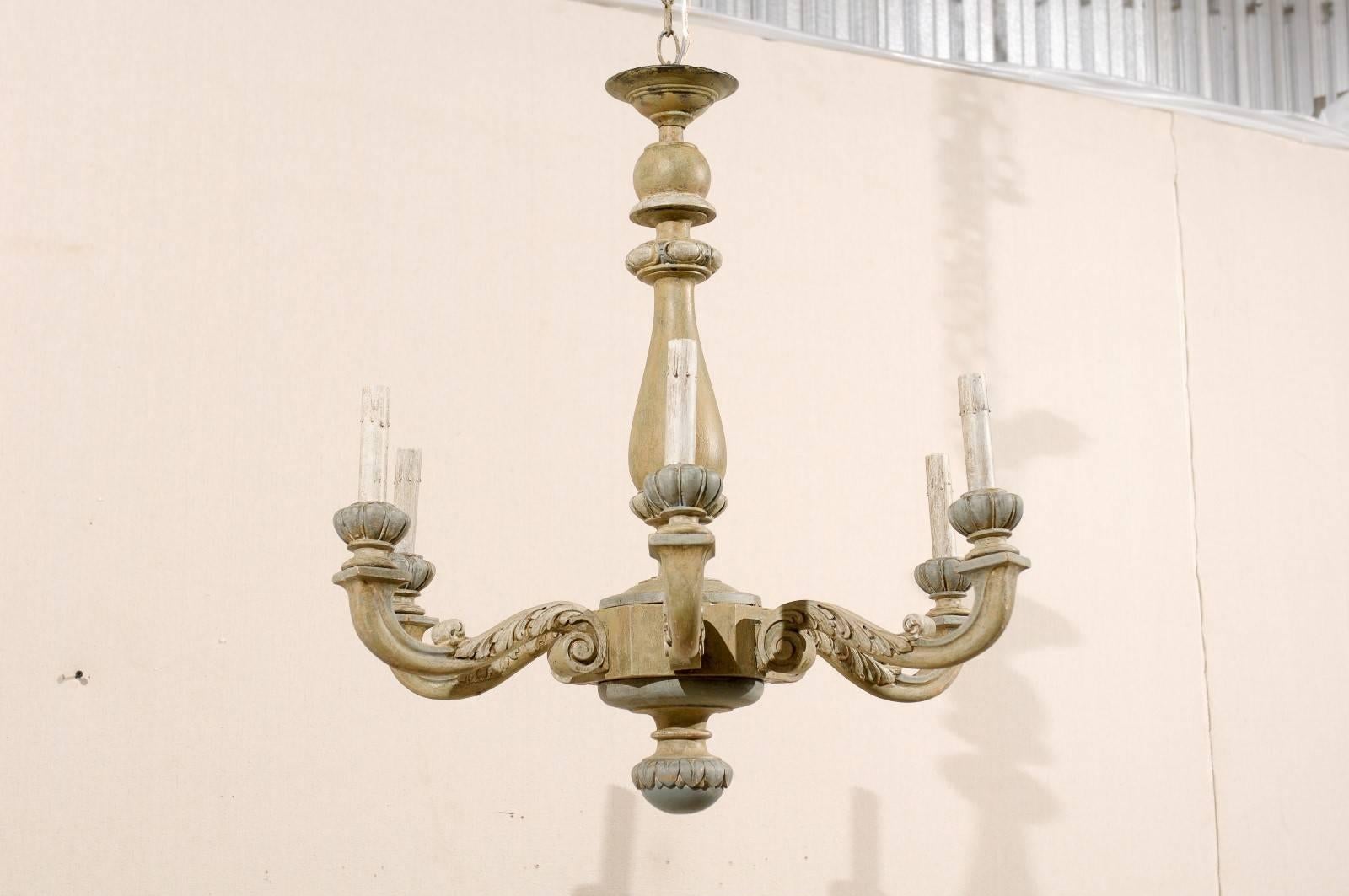 neutral chandelier