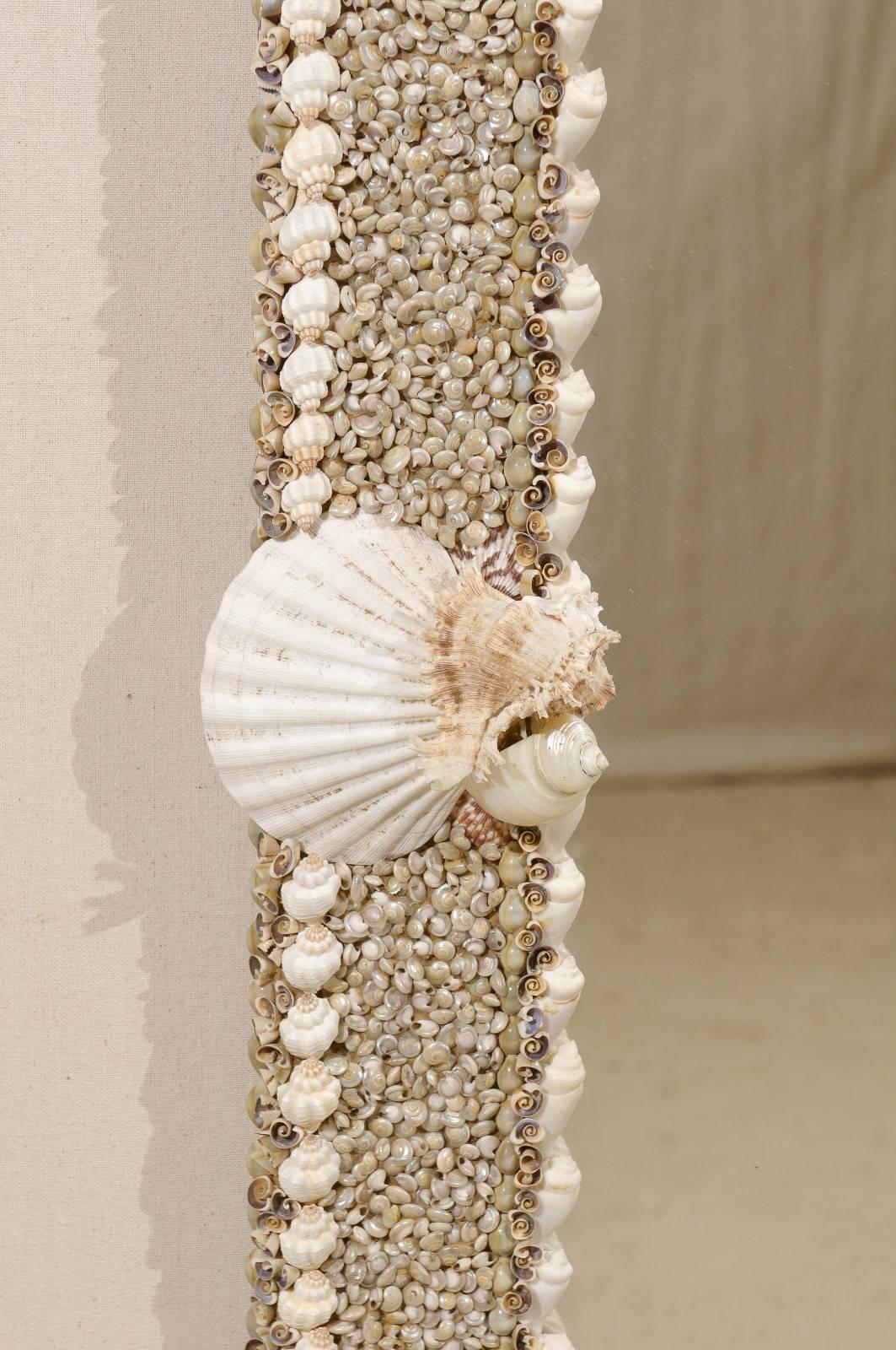 seashell wall mirror