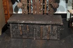 1874 Versailles Metal Ammunition Trunk, Perfect for Coffee Table Use