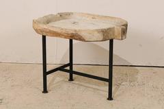Spanish Wood Trough Likely Used for Cheese Production Turned Rustic Coffee Table