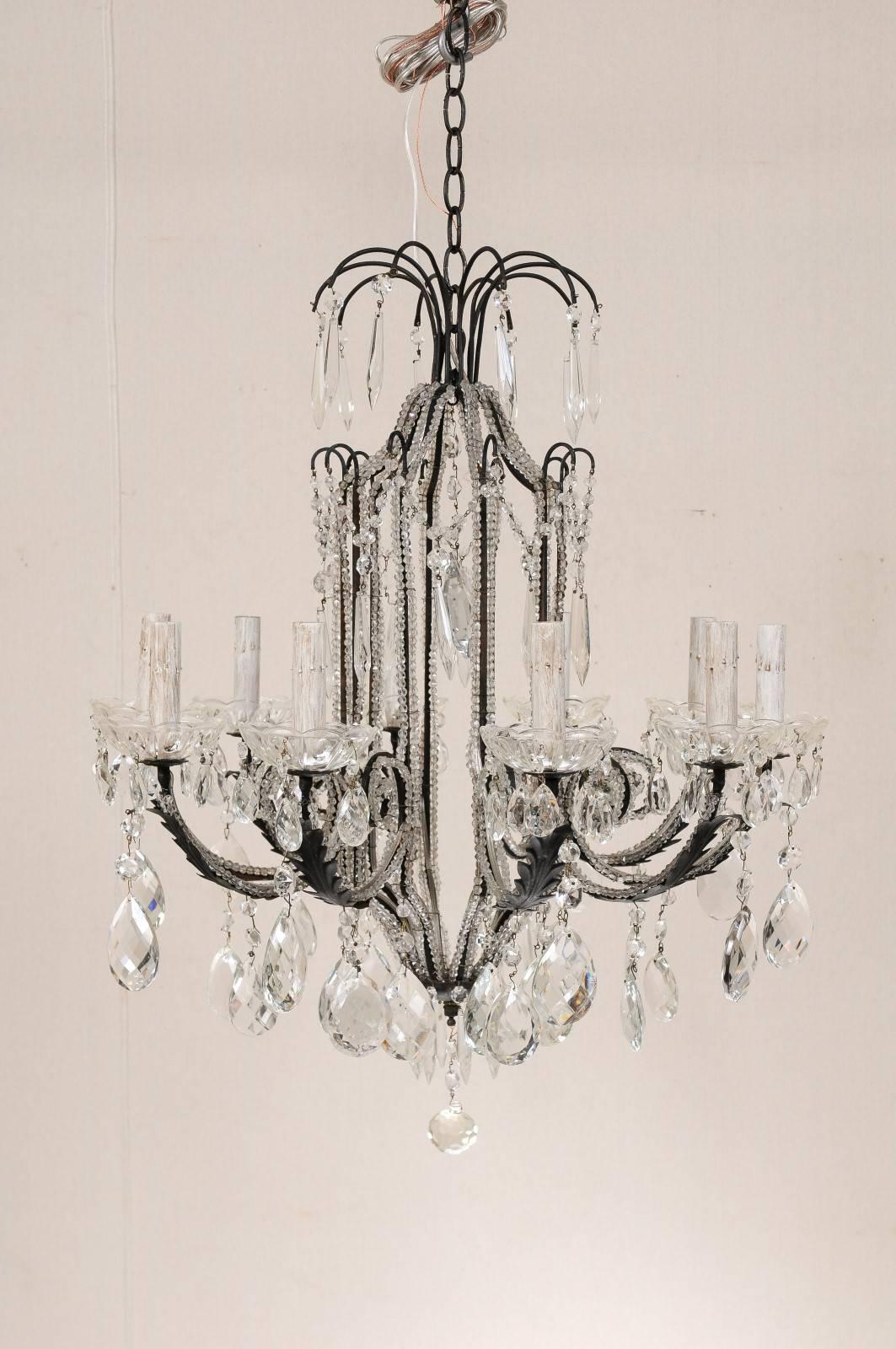 italian wrought iron chandeliers