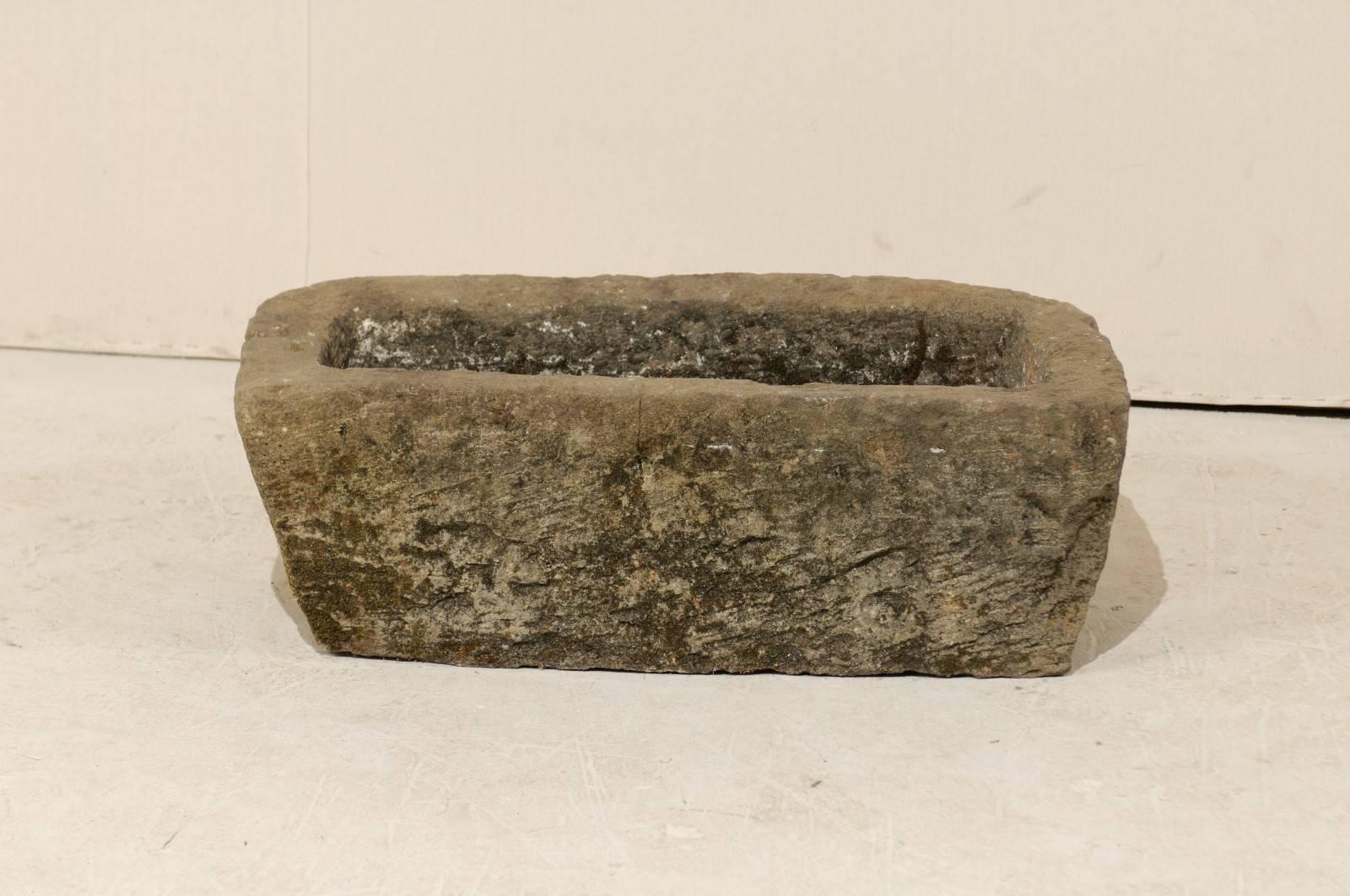 stone trough planter