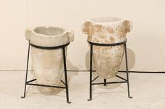 Pair of 19th Century Spanish Colonial Stone Water Filters