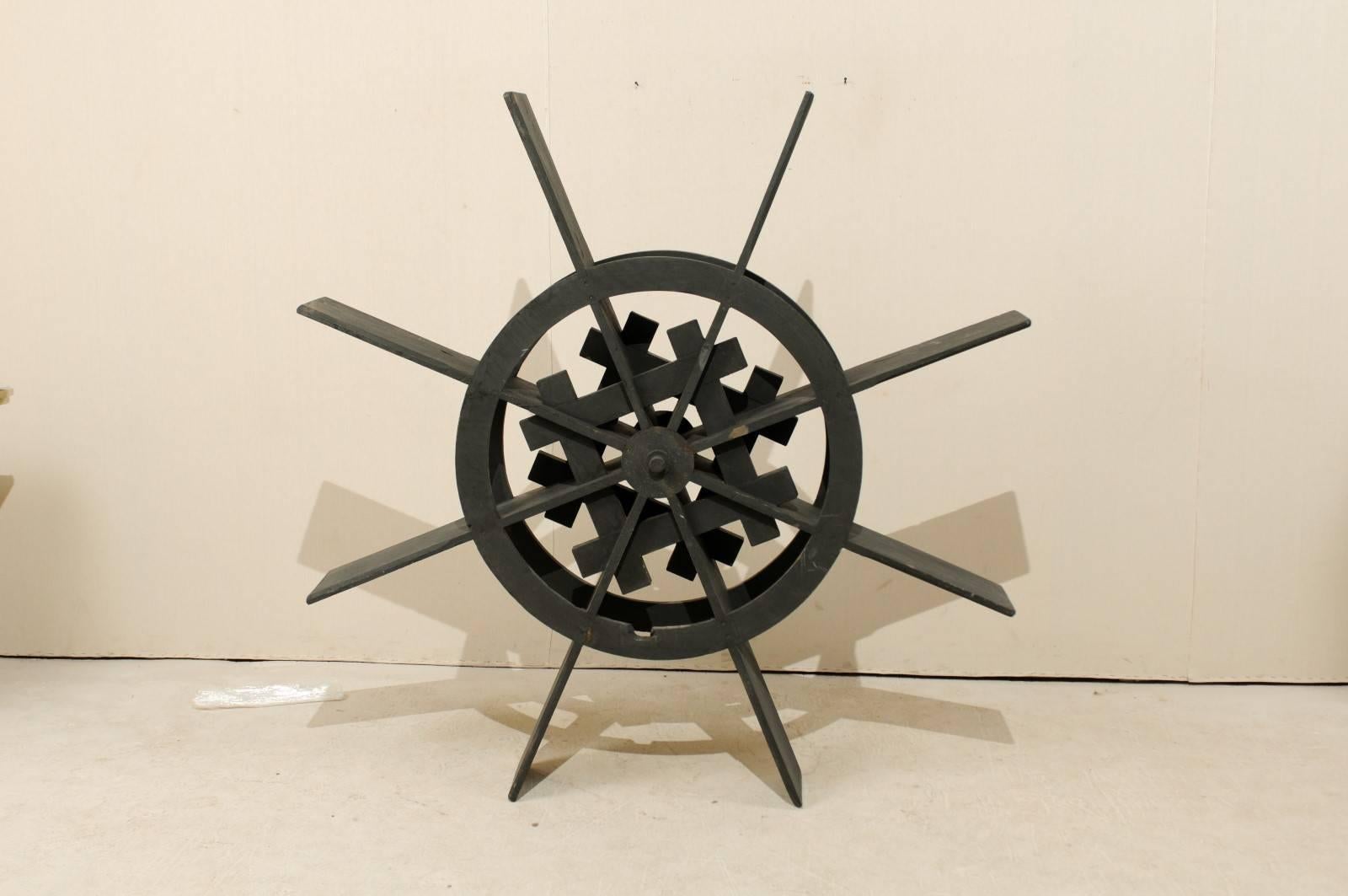 boat wheel decor