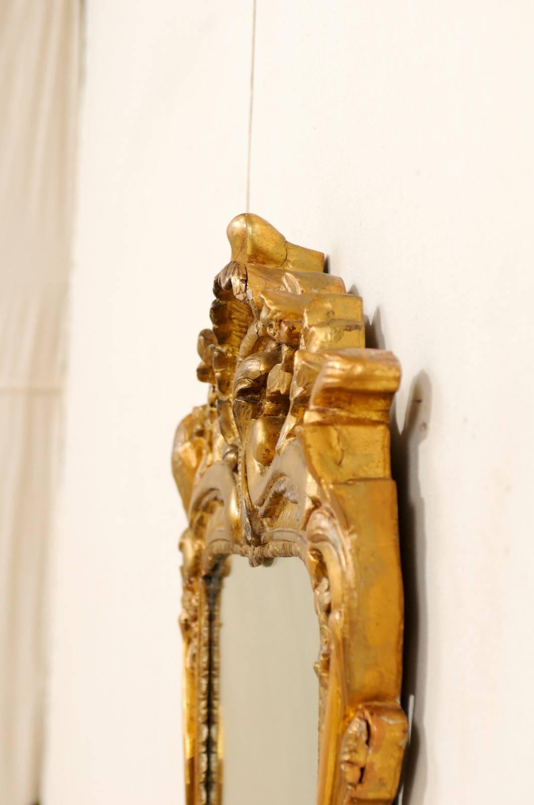 italian gold mirror
