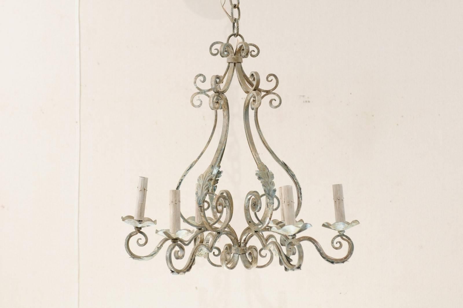 french scroll chandelier
