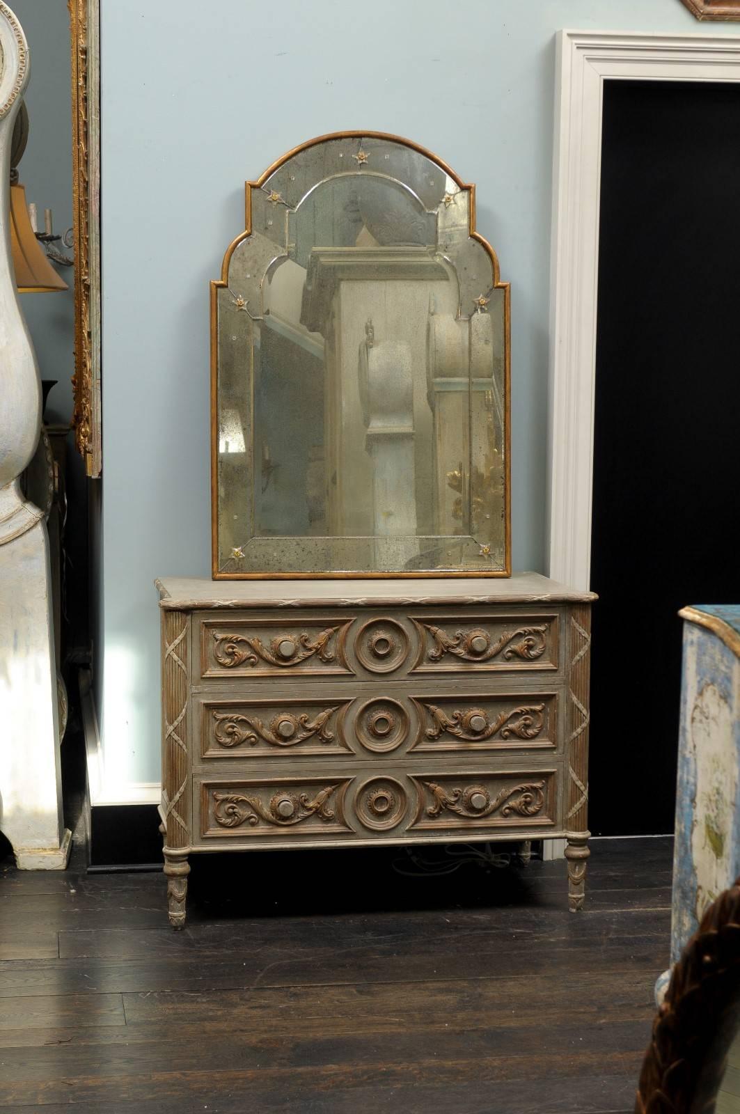 The Versailles Venetian style mirror. This exquisite mirror entitled the 